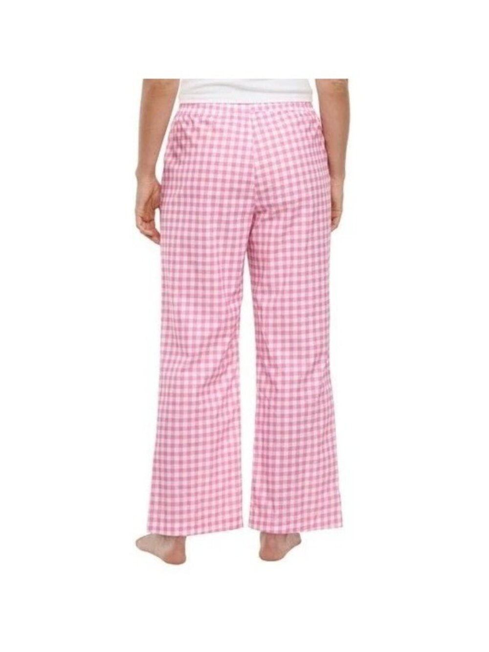 NWT Gap Women's XL Pajama Pants 2-Pack Pink Gingham & Floral Cotton C0849 - Picture 3 of 15